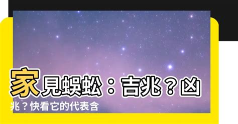 遇见蜈蚣征兆|家有蜈蚣？吉兆還是凶兆？